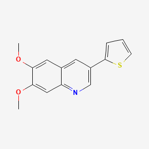 6,7-Dimethoxy-3-thiophen-2-yl-quinoline