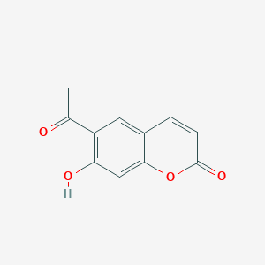 6-Acetyl-7-hydroxychromen-2-one