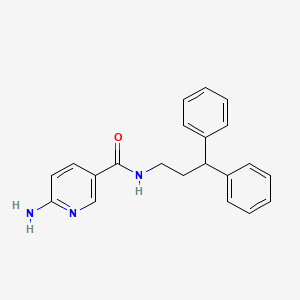 6-amino-N-(3,3-diphenylpropyl)nicotinamide