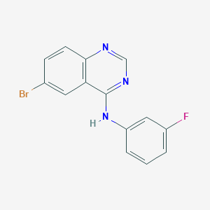 6-bromo-N-(3-fluorophenyl)quinazolin-4-amine