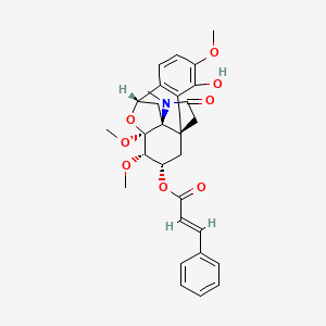 molecular formula C29H31NO8 B10845242 6-Cinnamoylhernandine 