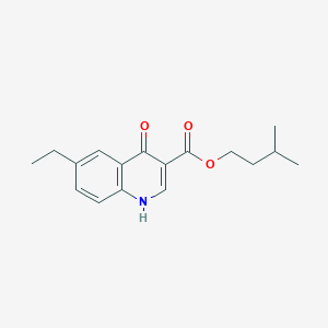 6-Ethyl-3-(3-methylbutoxycarbonyl)-4-quinolone