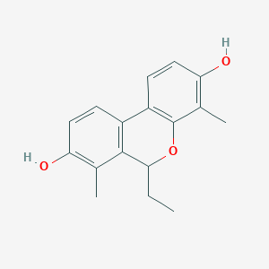 6-ethyl-4,7-dimethyl-6H-benzo[c]chromene-3,8-diol