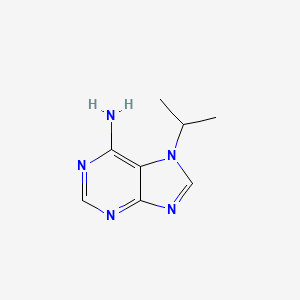 molecular formula C8H11N5 B10845270 7-Isopropyl-7H-adenine 