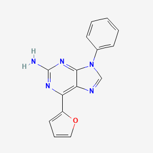 6-Furan-2-yl-9-phenyl-9H-purin-2-ylamine