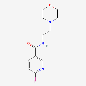 6-Fluoro-N-(2-morpholinoethyl)nicotinamide