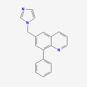 6-Imidazol-1-ylmethyl-8-phenyl-quinoline