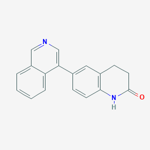 6-Isoquinolin-4-yl-3,4-dihydroquinolin-2(1H)-one