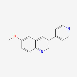 6-Methoxy-3-pyridin-4-yl-quinoline