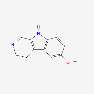 molecular formula C12H12N2O B10845337 6-Methoxy-4,9-dihydro-3H-beta-carboline 