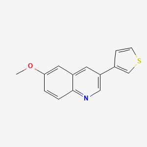 6-Methoxy-3-thiophen-3-yl-quinoline