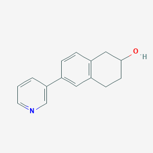 6-Pyridin-3-yl-1,2,3,4-tetrahydronaphthalen-2-ol