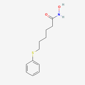 Hexanamide, N-hydroxy-6-(phenylthio)-