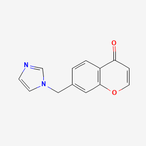 7-((1H-imidazol-1-yl)methyl)-4H-chromen-4-one