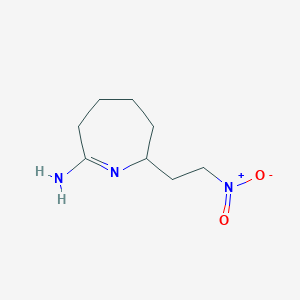 7-(2-Nitro-ethyl)-azepan-(2Z)-ylideneamine