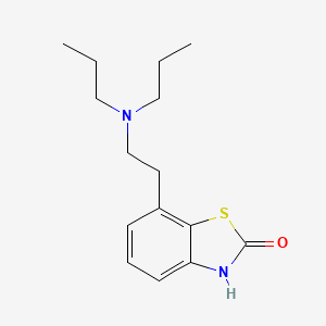 molecular formula C15H22N2OS B10845452 7-(2-Dipropylamino-ethyl)-3H-benzothiazol-2-one 