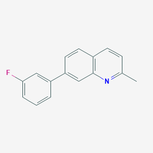 7-(3-Fluorophenyl)-2-methylquinoline