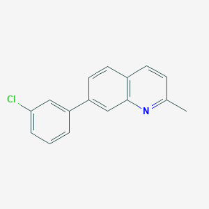 7-(3-Chlorophenyl)-2-methylquinoline