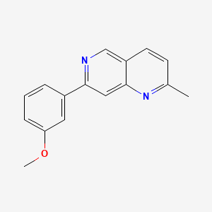 7-(3-Methoxyphenyl)-2-methyl-1,6-naphthyridine