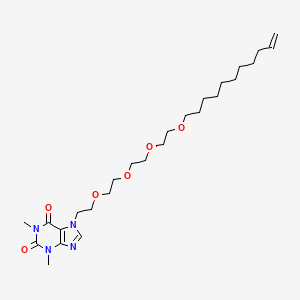 7-(3,6,9,12-Tetraoxatricos-22-enyl)theophylline