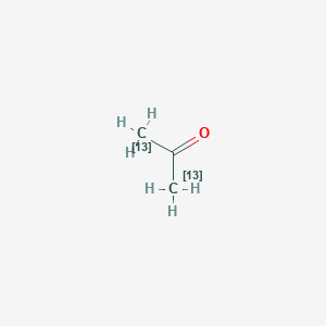 molecular formula C3H6O B108455 丙酮-1,3-13C2 CAS No. 7217-25-6