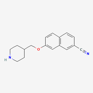 7-(Piperidin-4-ylmethoxy)-2-naphthonitrile