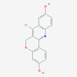 7-chloro-6H-chromeno[4,3-b]quinoline-3,9-diol