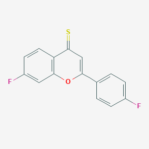 7-fluoro-2-(4-fluorophenyl)-4H-chromene-4-thione