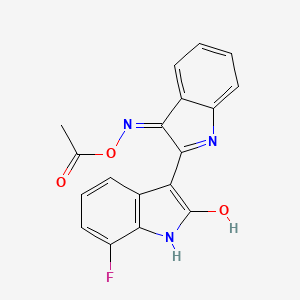 7-Fluoroindirubin-3-acetoxime