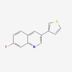 7-Fluoro-3-thiophen-3-yl-quinoline