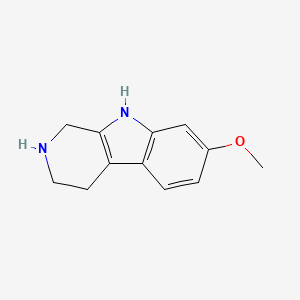 molecular formula C12H14N2O B10845609 7-methoxy-2,3,4,9-tetrahydro-1H-pyrido[3,4-b]indole 