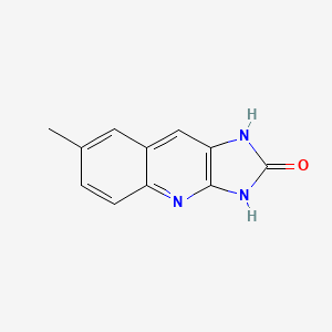 7-Methyl-1,3-dihydro-imidazo[4,5-b]quinolin-2-one