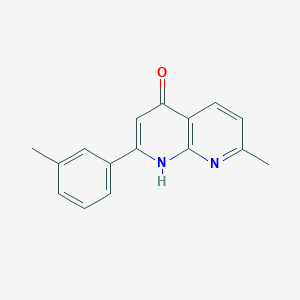 7-Methyl-2-m-tolyl-1H-[1,8]naphthyridin-4-one