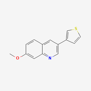 7-Methoxy-3-thiophen-3-yl-quinoline