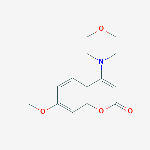 7-Methoxy-4-morpholin-4-yl-chromen-2-one