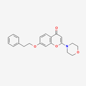 7-Phenylethoxy-2-morpholin-4-yl-chromen-4-one