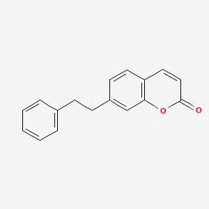 molecular formula C17H14O2 B10845669 7-phenethoxy-2H-chromen-2-one 