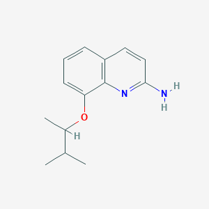 8-(1,2-Dimethyl-propoxy)-quinolin-2-ylamine