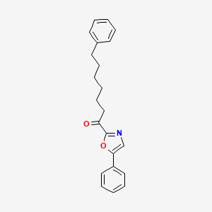 7-Phenyl-1-(5-phenyloxazol-2-yl)heptan-1-one