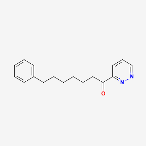 7-Phenyl-1-(pyridazin-3-yl)-heptan-1-one