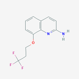 8-(3,3,3-Trifluoropropoxy)quinolin-2-amine