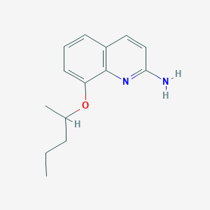 8-(1-Methyl-butoxy)-quinolin-2-ylamine