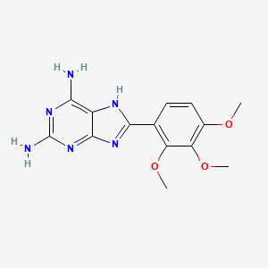 8-(2,3,4-trimethoxyphenyl)-9H-purine-2,6-diamine