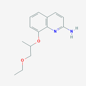 8-(2-Ethoxy-1-methyl-ethoxy)-quinolin-2-ylamine