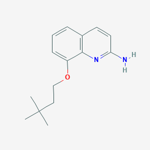 8-(3,3-Dimethyl-butoxy)-quinolin-2-ylamine