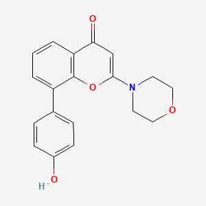 8-(4-Hydroxyphenyl)-2-morpholin-4-ylchromen-4-one