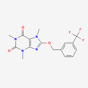 8-[(3-Trifluoromethyl)benzyloxy]caffeine