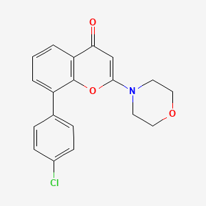 8-(4-Chlorophenyl)-2-morpholin-4-ylchromen-4-one