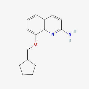 8-Cyclopentylmethoxy-quinolin-2-ylamine