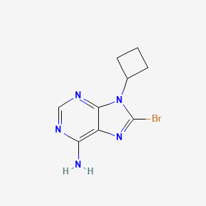 8-Bromo-9-cyclobutyl-9H-adenine